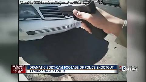 Dramatic body-cam footage shows deadly police shootout