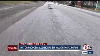 Indianapolis Mayor Joe Hogsett proposes additional $14 million to fix potholes