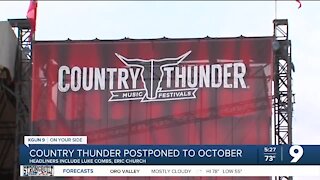 Country Thunder postponed to October; lineup announced