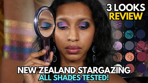 Nomad Cosmetics New Zealand Stargazing Palette Review & Swatches | 3 Looks