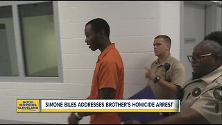 Simone Biles addresses brother's homicide arrest