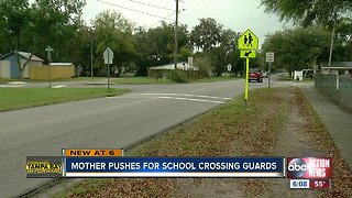 Local mom concerned about elementary school kids crossing street without guard
