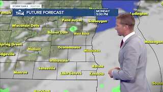 Cloudy and warm start to the week