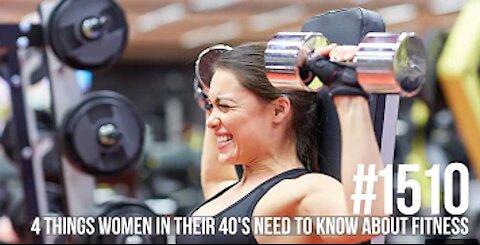 Four Things Women in Their 40's Need to Know About Fitness To Stay Healthy And Fit