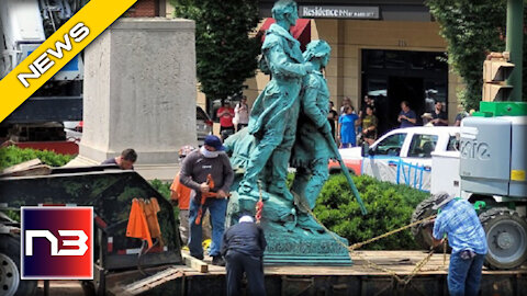 History Demolished in Charlottesville - Lewis, Clark and Sacagawea Statue Tumbles to the Ground