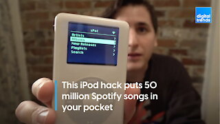 This iPod hack puts 50 million Spotify songs in your pocket