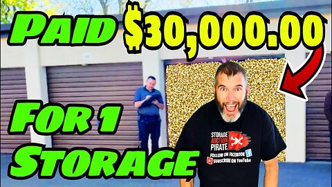 Paid $30,000 for MOST EXPENSIVE storage in history I bought a shopping hoarders storage wars unit
