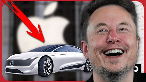 What Elon Musk just said about Apple's ELECTRIC CAR FAILURE is spot on | Redacted w Clayton Morris