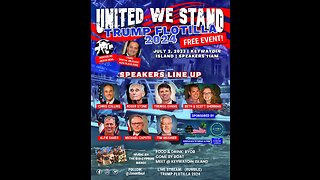 Trump Flotilla 2024 July 2, 2023 Keewaydin Florida Promo