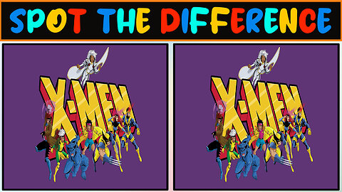 Spot The Difference - X-Men Edition - Find 5 Differences with 5 Games - Fun For All To Play (HARD)