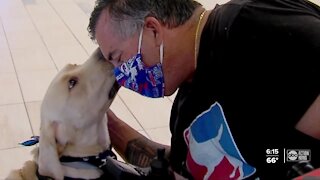 Florida police dispatcher amputee gets service dog after losing money on untrained puppy