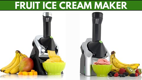 Frozen Fruit Ice Cream Maker | Fruit Soft Serve Maker
