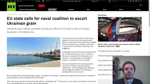 Lithuania proposes naval coalition to export grain from Ukraine to counter Russian 'blockade'