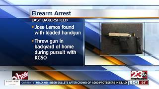 KCSO arrests wanted felon, finds loaded handgun