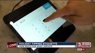 A reminder when tipping during the holidays