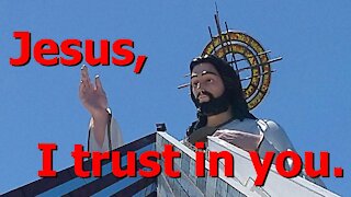 Explore Divine Mercy Hills, El Salvador, Philippines: Jesus, I trust in you.