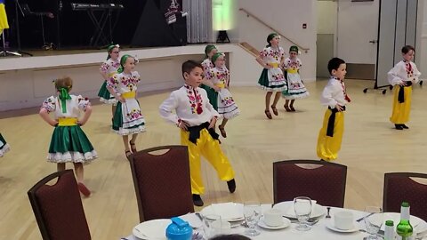 Ukrainian Dancing Paige & Thomas March 19, 2022 Polish Hall Edmonton
