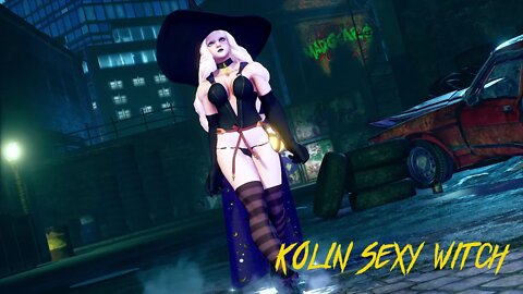 Street Fighter V Kolin Sexy Witch Outfit