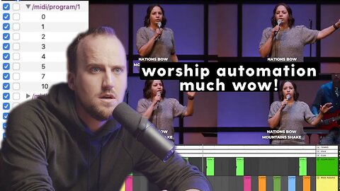 Worship Production Automation | Lyrics and Video Switching feat. Harvest New Beginning's Church