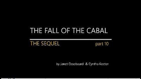 The Sequel to the Fall of the Cabal - Part 10