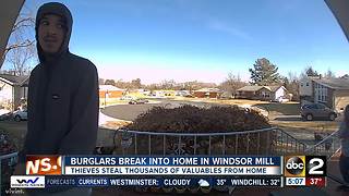 Burglars caught on homeowners surveillance camera