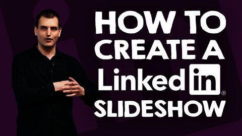 LinkedIn Carousel Post: How to create a Slideshow (Document) as a LinkedIn post? | Tim Queen