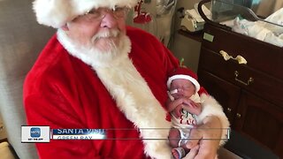 Santa Clause visits preemies at area hospital