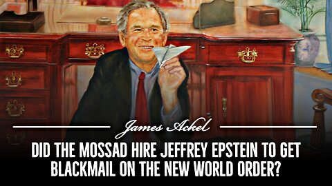 Did the mossad hire Jeffrey Epstein to get blackmail on the new world order? 🕵🏻‍♂️