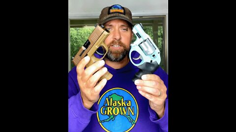 Top 4 Revolver Vs Semi Auto pistol carry PROS #shorts #gunchannels #edc #concealcarry #guns #alaska