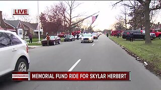 Memorial fund ride for Skylar Herbert