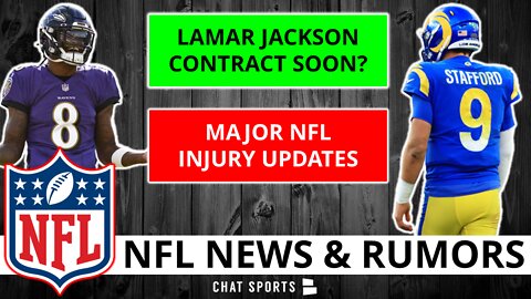 Lamar Jackson Contract Extension SOON? NFL Injury News On Matthew Stafford, Zach Wilson + OBJ Latest