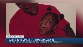 Family grieving for Timesha again