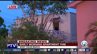Early Morning Lake Worth Apartment Fire