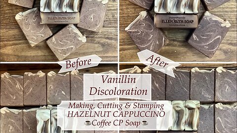 How to Make ☕️ HAZELNUT CAPPUCCINO ☕️ Cold Process Goat Milk & Coffee Soap | Ellen Ruth Soap