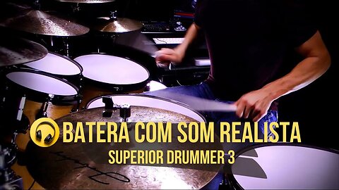 "Transforme sua bateria virtual em uma verdadeira obra-prima com o Superior Drummer 3!"