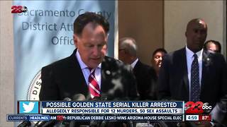 Suspected Golden State serial killer is behind bars