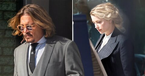 Johnny Depp Leaving Court vs Amber Heard Leaving Court