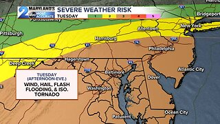 Severe Weather Moves In Tuesday