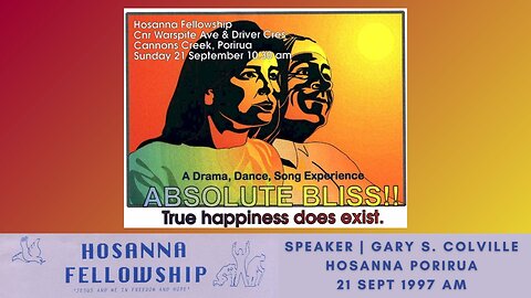 Absolute Bliss (Gary Colville) | Hosanna Porirua