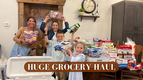 Huge Costco Grocery Haul For A Big Family | Freezer Meals And Recipes | Morning Routine
