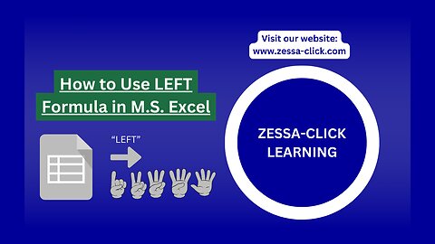 How to Use LEFT Formula in M.S. Excel