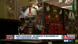 Amid Pandemic, Business is Booming at I-29 Fireworks Store