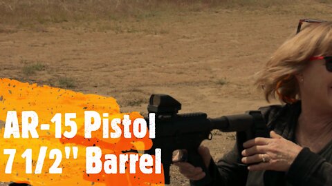 AR-15 Pistol (7.5" Barrel) for Mom's Birthday! by Wapp Howdy