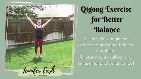 Qigong Exercise for Better Balance (Yoga & Qigong for Beginners)