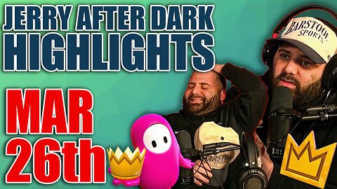 Fall Guys Stream Snipers Make Jersey Jerry Rage | Jerry After Dark Highlights 3/26