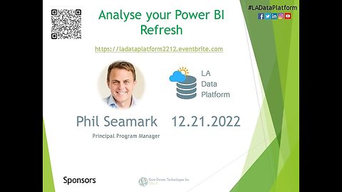DEC 2022 - Analyse your Power BI Refresh by Phil Seamark (@PhilSeamark)