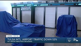 Tulsa International Traffic Down 53%