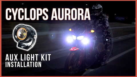 Honda Africa Twin AUX Light Install | Cyclops Aurora