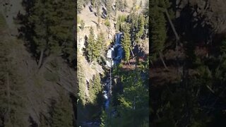 Undine Falls in Yellowstone National Park