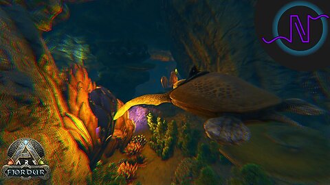 Diving to the Mariana Caverns On GIANT SEA TURTLES! - ARK: Survival Evolved Fjordur - Chronicles E77